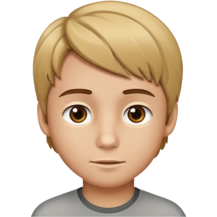 Je veux un garçon qui est brun et qui a des mèches blondes au cheveux emoji