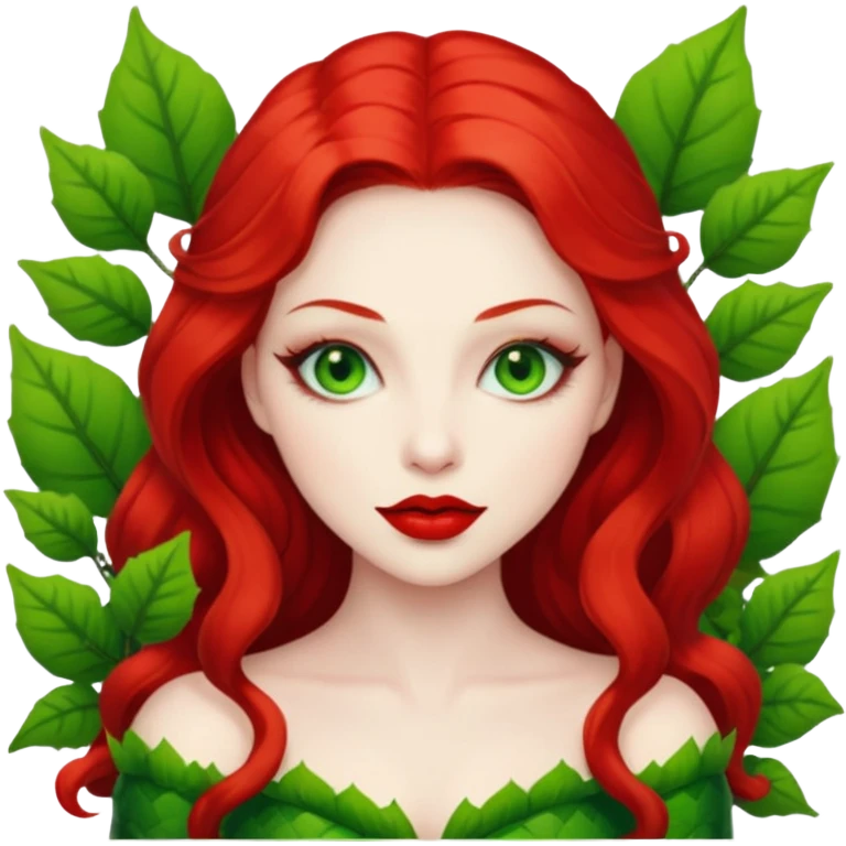 poison ivy face only emoji