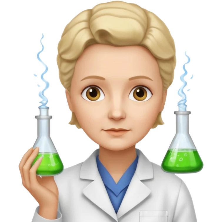 marie curie french scientific emoji