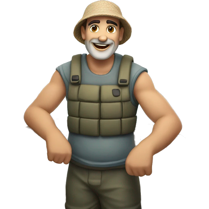 happy greek fisherman emoji