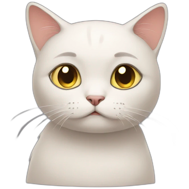 Sad cat emoji