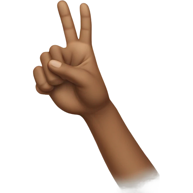 Hand L sign emoji