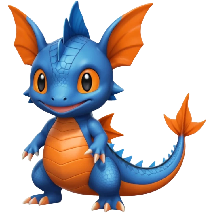 Cute Swampert-Salandit-Mudkip-Digimon-Fakémon-dragon emoji