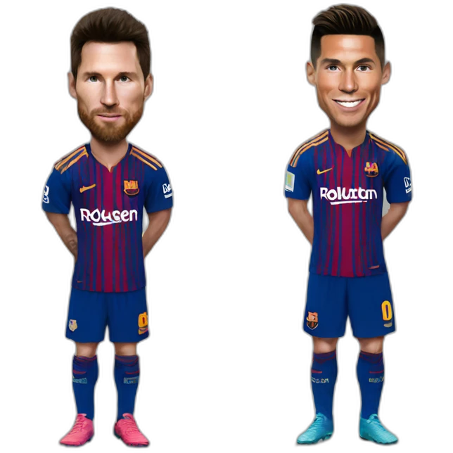Messi and Ronaldo emoji