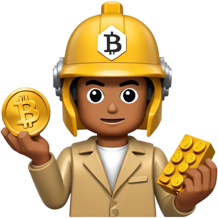 hackeur lego homme bitcoin emoji