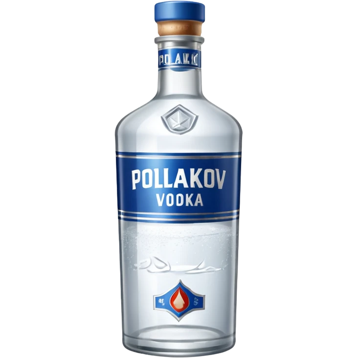 bouteille de vodka poliakov emoji