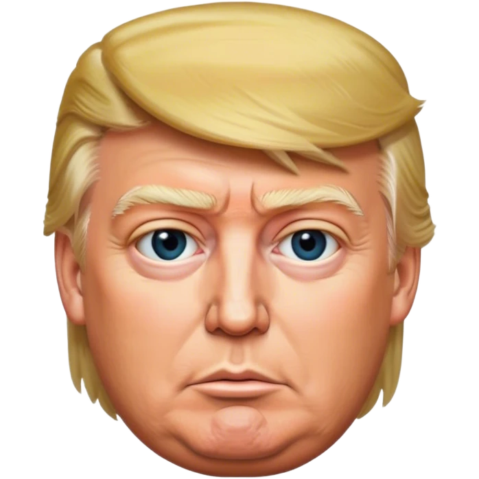photorealistic Donald Trump emoji