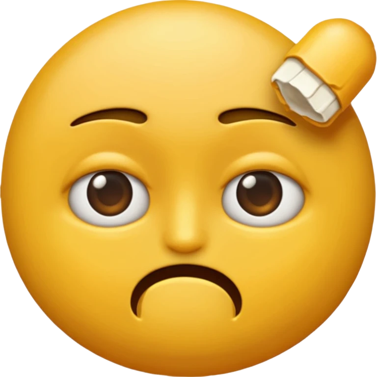 Un emoji de una cara mordiéndose el dedo emoji