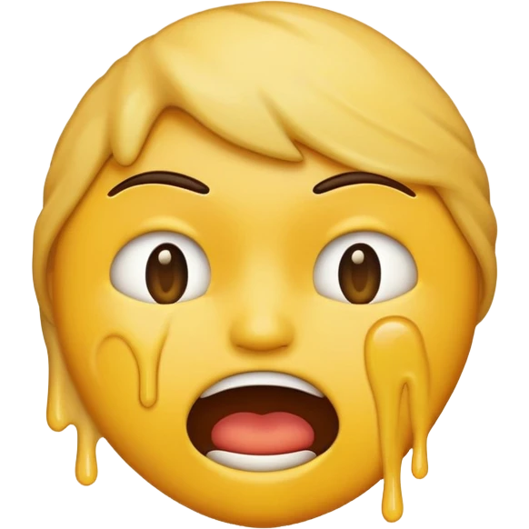 An emoji choking itself emoji