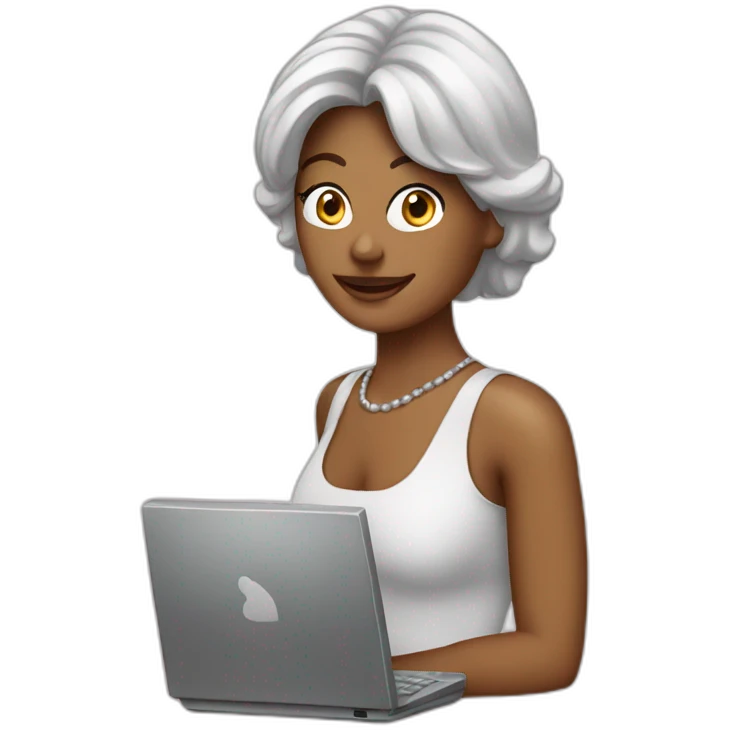 woman-earney-money-whit-computer emoji