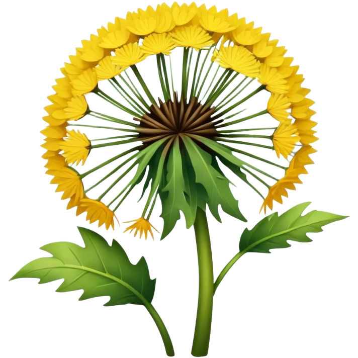 Dandelion plant  emoji