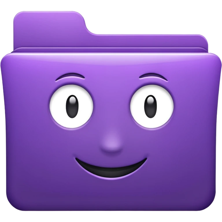 dark purple folder icon emoji