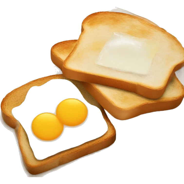 Eggs and toast emoji