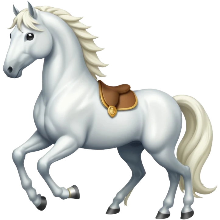 White horse  emoji