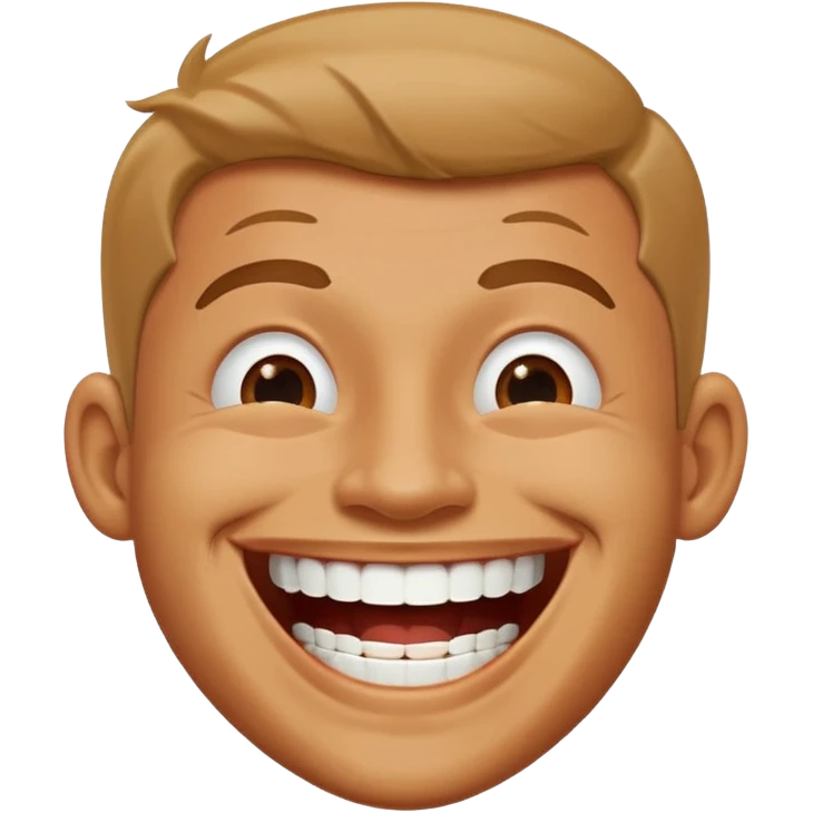 erkek gülme emoji