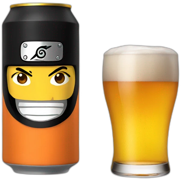 naruto beer emoji