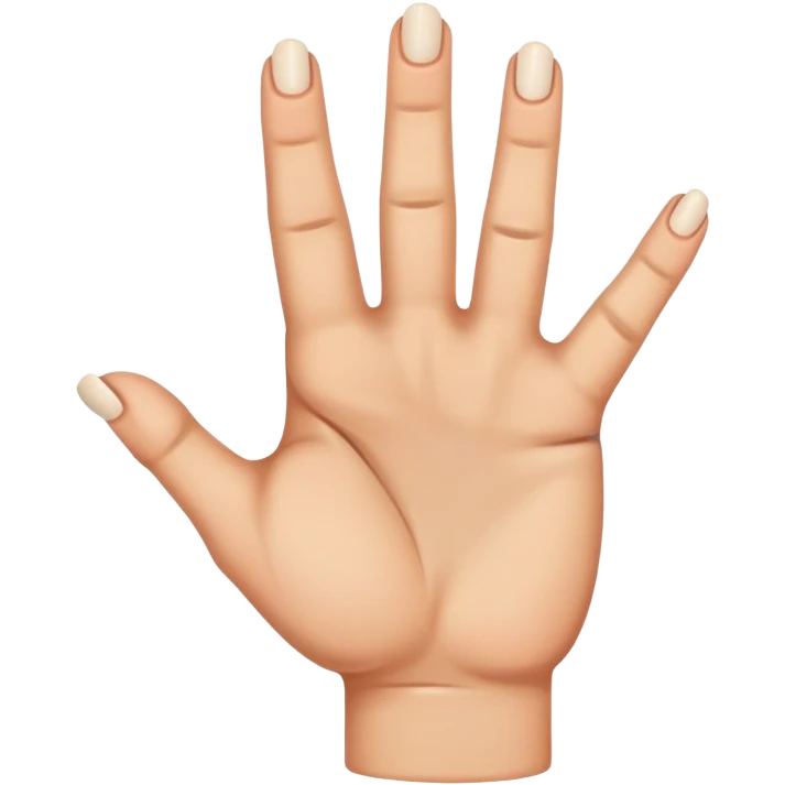 Hand with a broken finger emoji