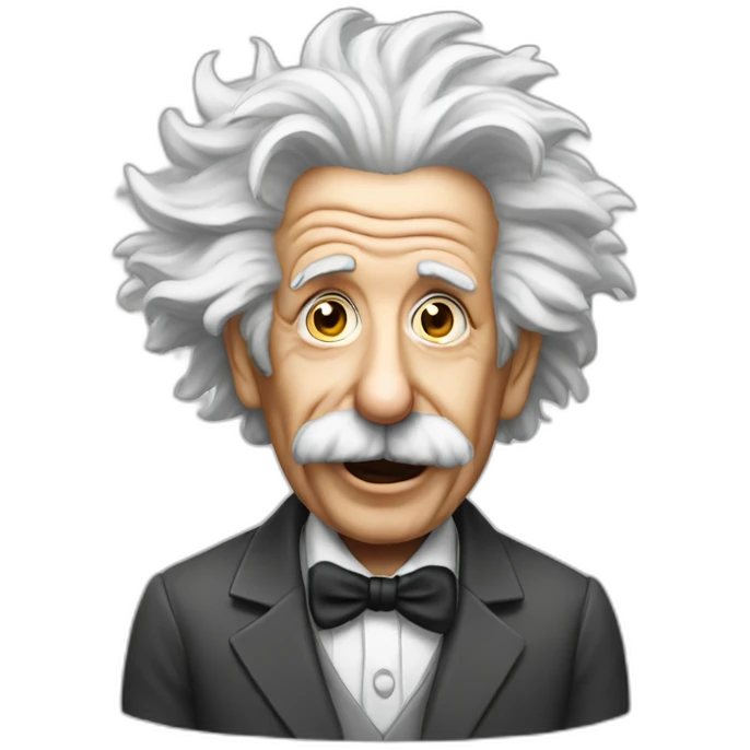 crazy einstein emoji