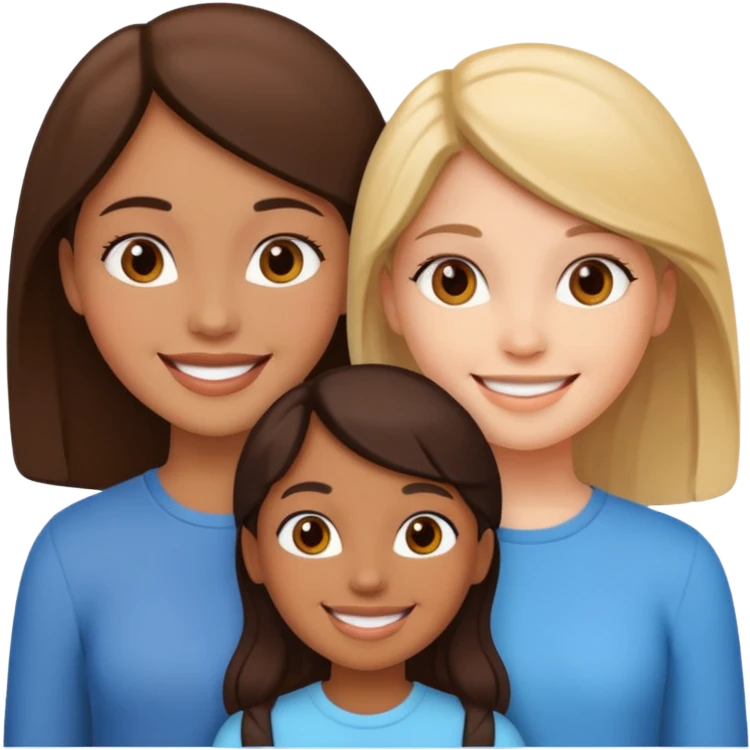 three girls besties  emoji