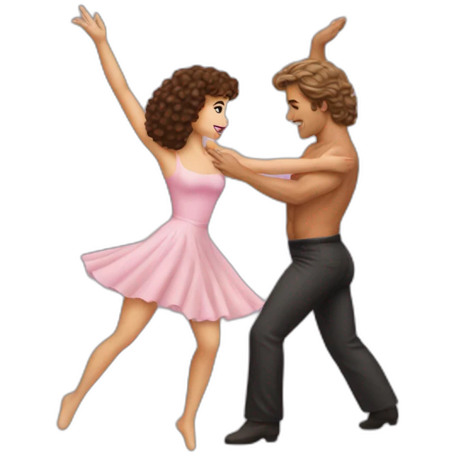 Dirty dancing emoji