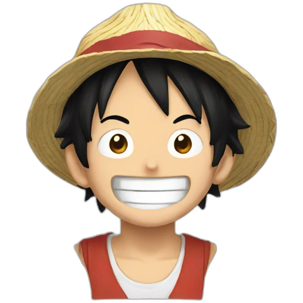 Luffy deaf emoji emoji