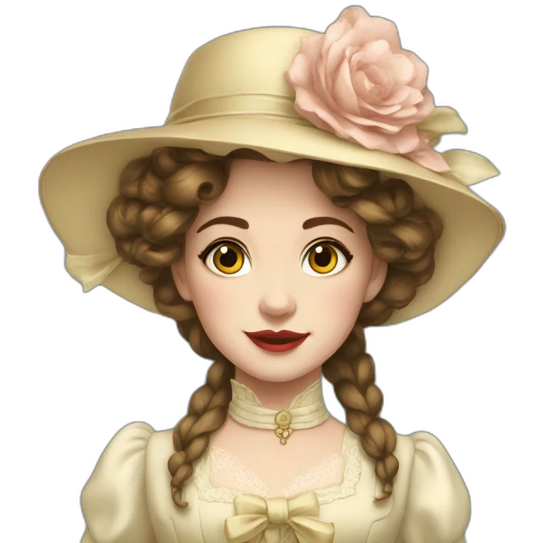 Belle-époque-girl emoji