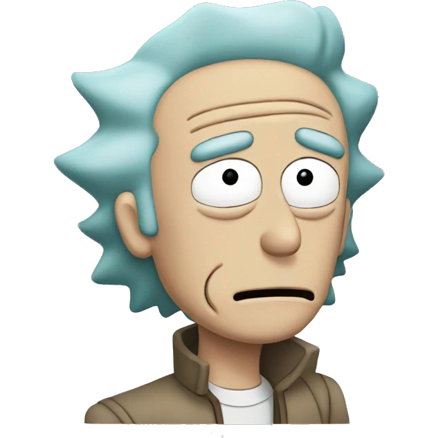 Rick sanchez from rick and morty emoji