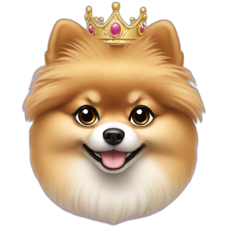 Princess Pomeranian emoji