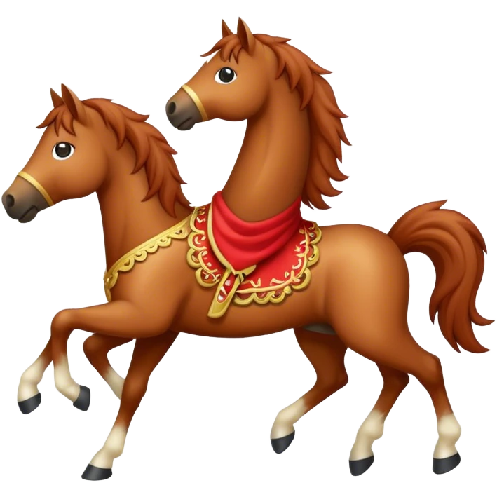 Dancing horse  emoji