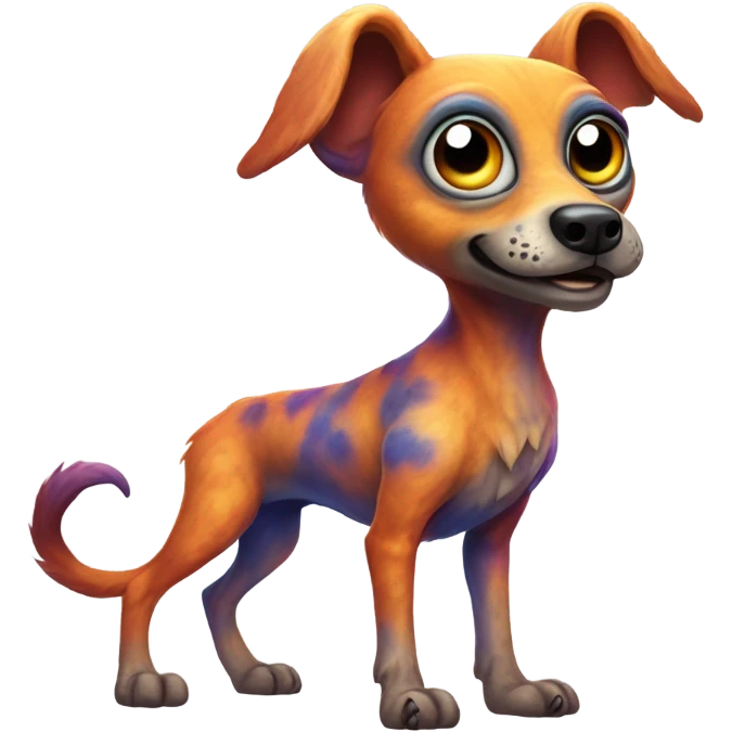 Alien dog emoji