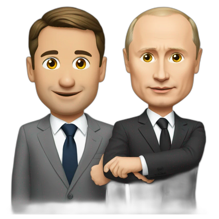 Zelensky and Putin emoji