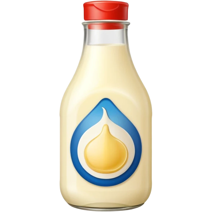 Glass Bottle of Mayonnaise emoji