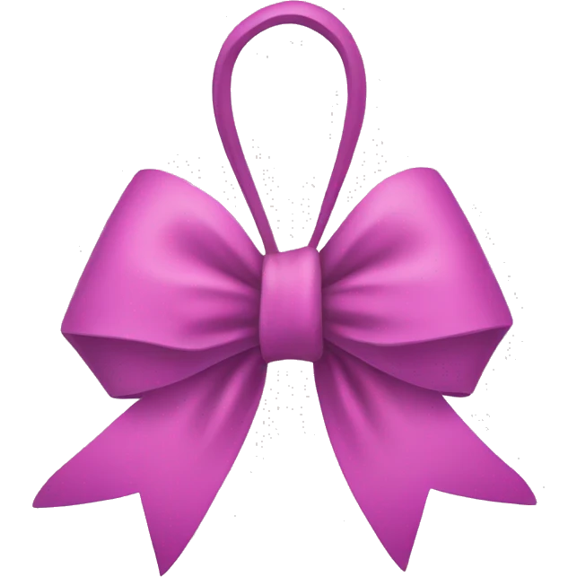 Coquette bow emoji