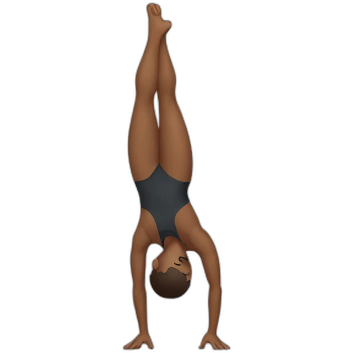 One arm handstand  emoji