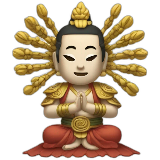 thousand-armed Kannon emoji