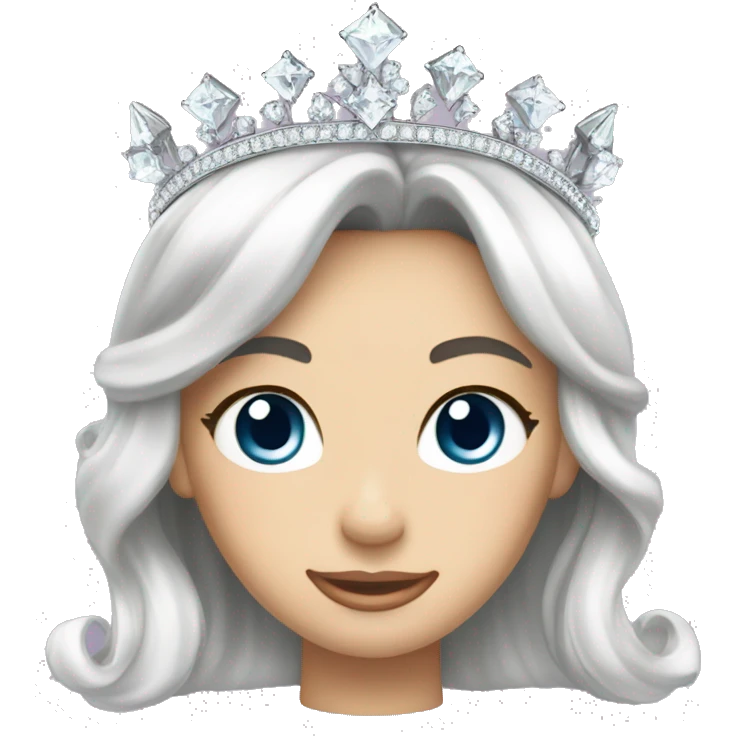diamond royal princess tiara  emoji