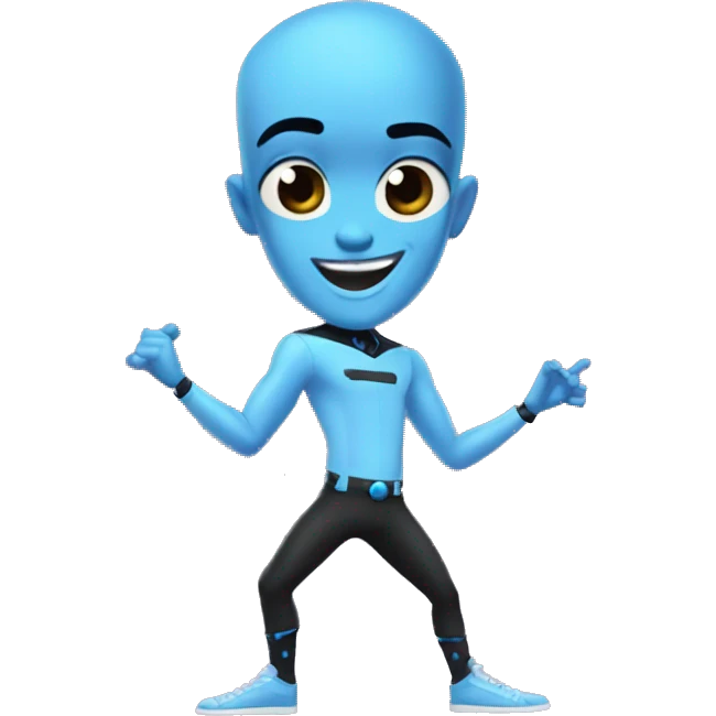 megamind doing tiktok dances emoji