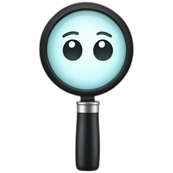 Magnifier emoji