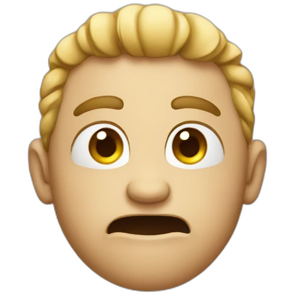 Sarcastic face emoji emoji
