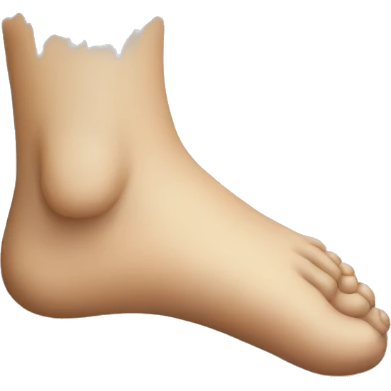 Foot painting  emoji
