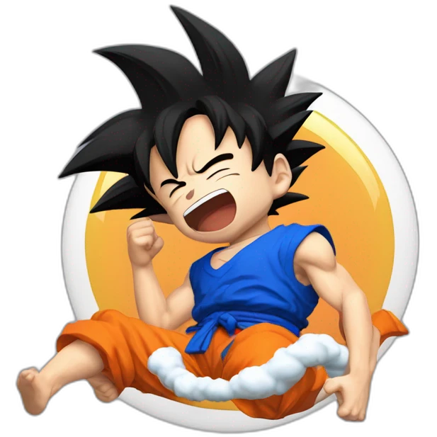 Son Goku qui dort emoji