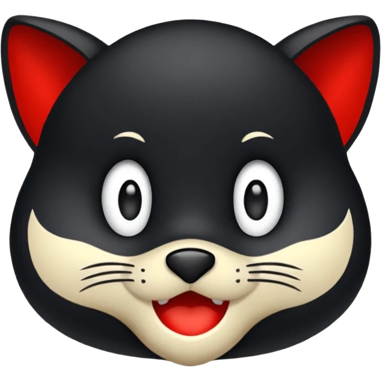 Прямоугольник чёрного цвета с красной обложкой emoji