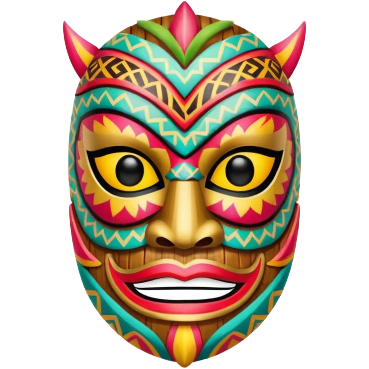 Mavi ünlü tiki emoji