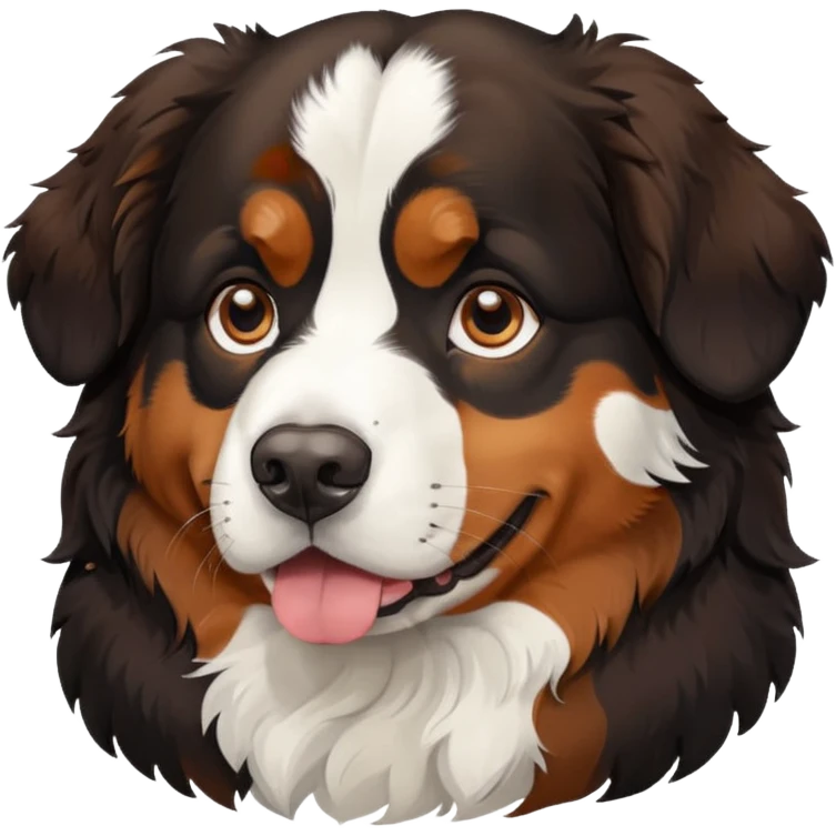 Dog bernese  emoji
