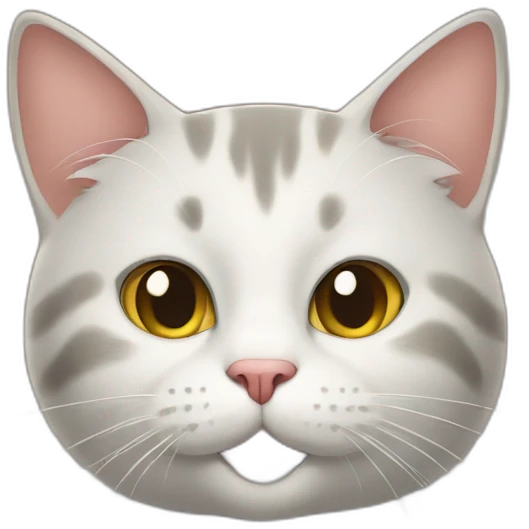 Cat with an Iphone emoji