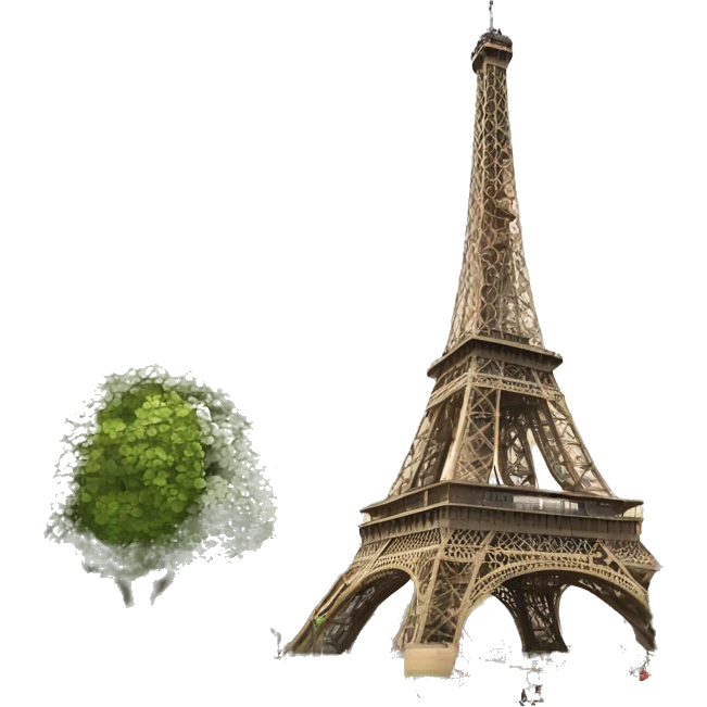 Eiffle tower in Paris emoji