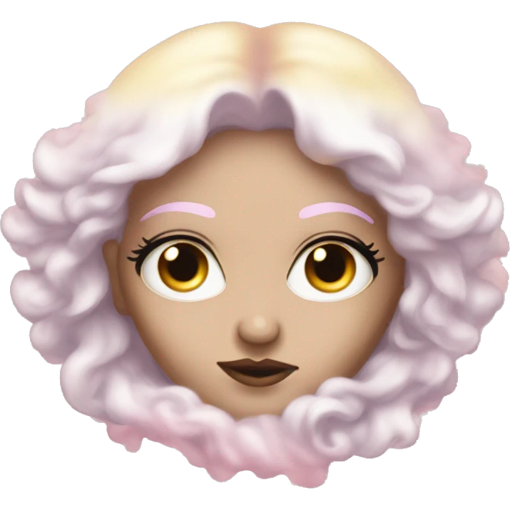 angelic diva pink third eye emoji