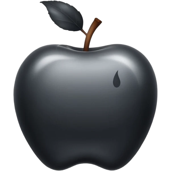 apple, black, poisonous, smoke rising emoji