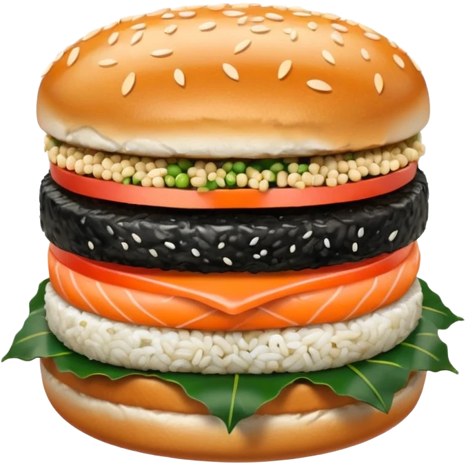 sushi burger emoji