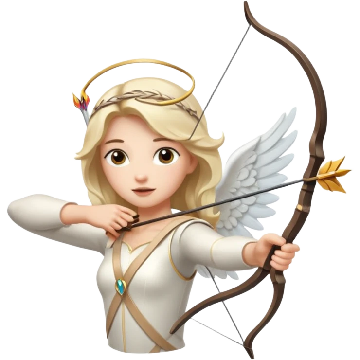 Romance - feeling of excitement associated with love - angel with arrow emoji